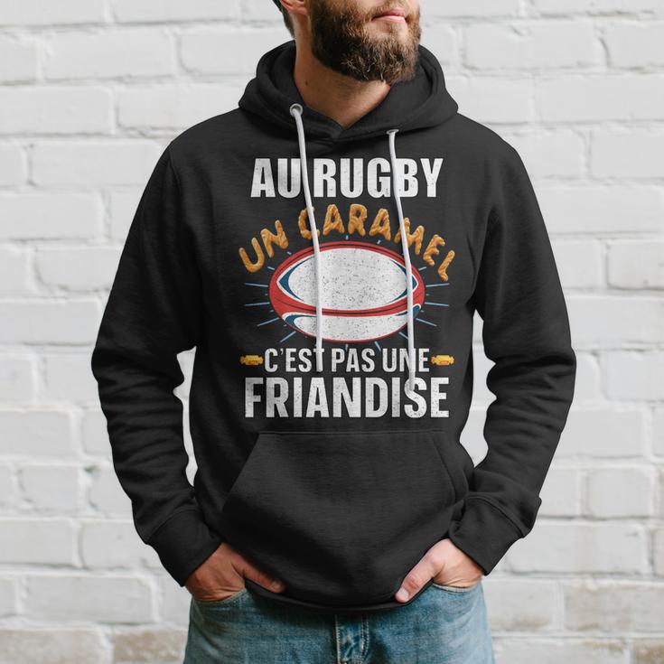 Sweat à Capuche Humour Rugby - Pour Supporters Hommes, Femmes, Enfants - Cadeau Fan De Rugby, Match, Communauté - Coupe Classique, 241 G