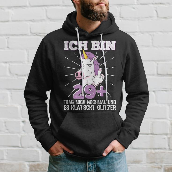 'Ich Bin 29 Mittelfinger 30 Years Old' Kapuzenpullover Geschenke für Ihn