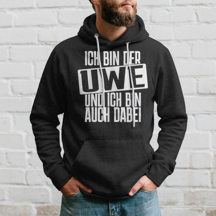 Ich Bin Der Uwe Ich Bin Auch Hier Bachelorette Party Kapuzenpullover Geschenke für Ihn