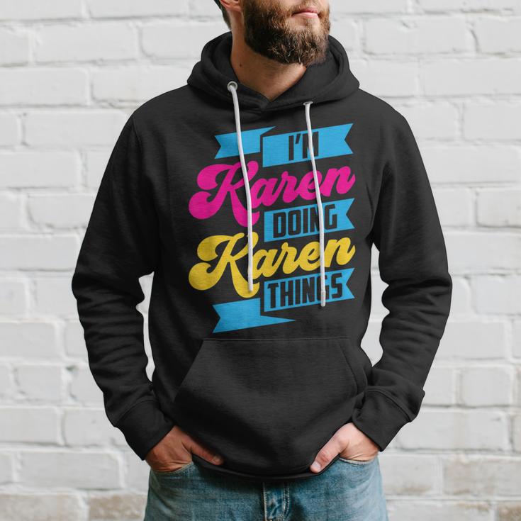 Ich Bin Karen Und Mache Karen Sachen Beruhig Dich Karen German Kapuzenpullover Geschenke für Ihn