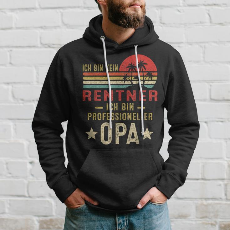 Ich Bin Kein Rentner Ich Bin Profesioneller Opa German Kapuzenpullover Geschenke für Ihn