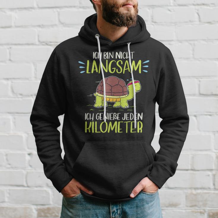 Ich Bin Nicht Langsam Ich Genießen Jeden Kilometer Running Kapuzenpullover Geschenke für Ihn