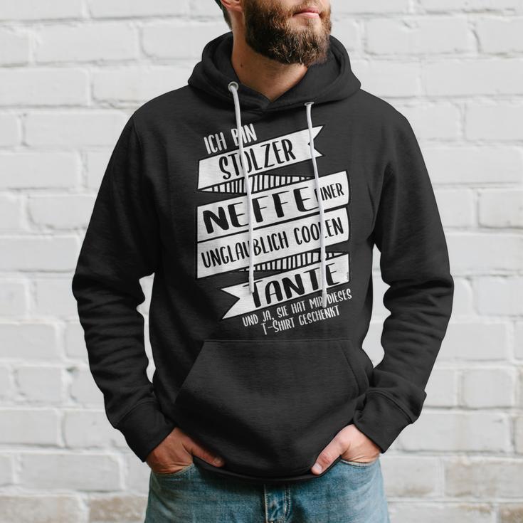 Ich Bin Stolzer Neffe Einer Coole Tante Patentantant Kapuzenpullover Geschenke für Ihn