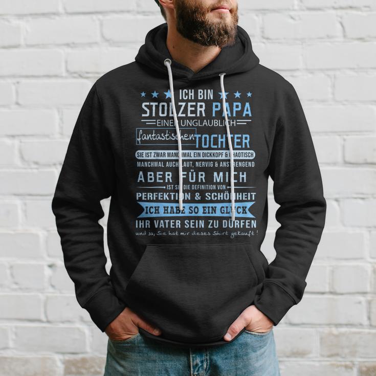 Ich Bin Stolzer Papaater Tochter Eltern Geschenk Ich Bin Kapuzenpullover Geschenke für Ihn