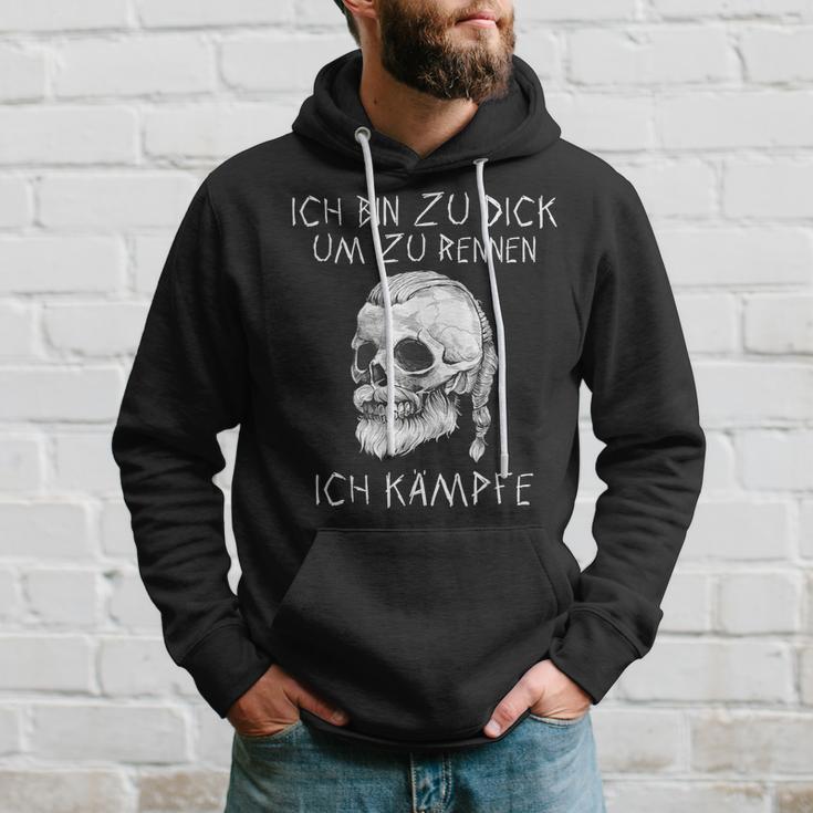 Ich Bin Zu Dick Ich Kämpfe Böser Alter Manniking Kapuzenpullover Geschenke für Ihn