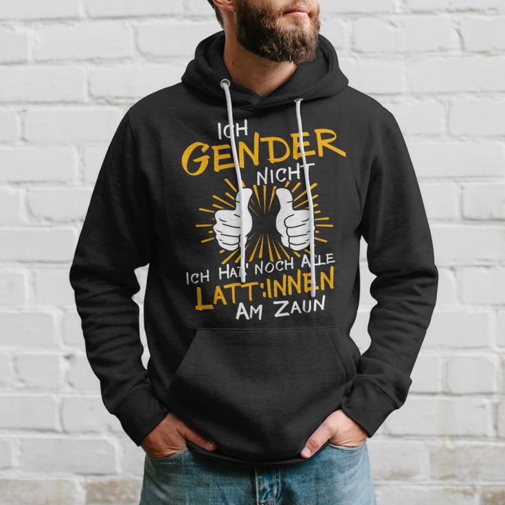 Ich Gender Nicht Ich Habe Noch Alle Latten Am Zaun Gender Kapuzenpullover Geschenke für Ihn