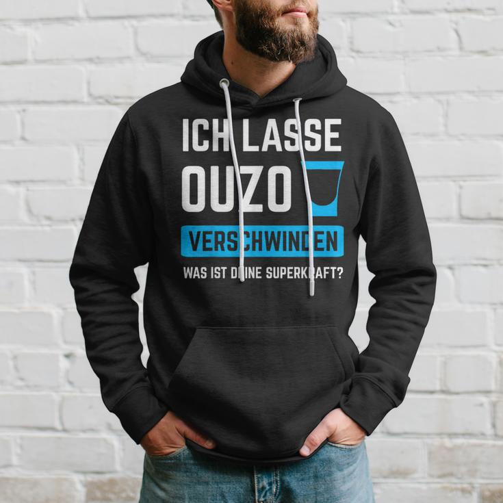 Ich Lassen Ouzoerschwinden Schnaps Greece Kapuzenpullover Geschenke für Ihn