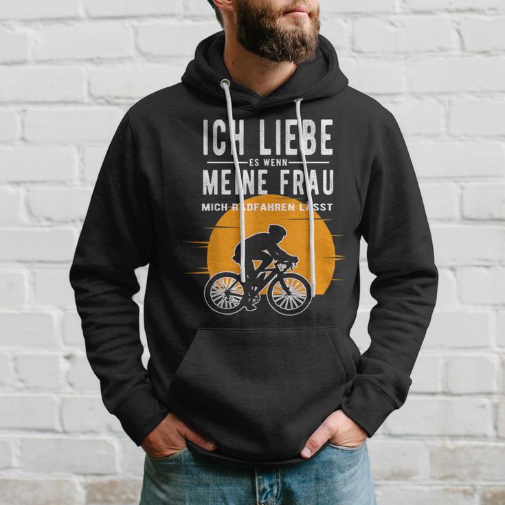 Ich Liebe Meine Frau Wenn Sie Mich Radfahren Lässt Lässt Kapuzenpullover Geschenke für Ihn