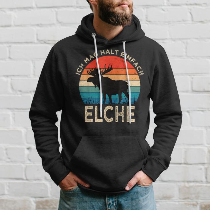 Ich Mag Halt Einfach Moose Animal Slogan Elk Kapuzenpullover Geschenke für Ihn