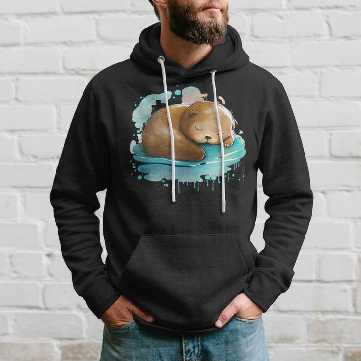 Ich Mag Halt Otter Seeotter Kinder Damen Herren Kapuzenpullover Geschenke für Ihn