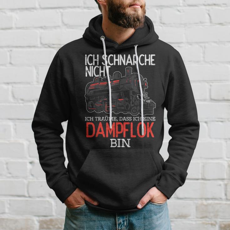 Ich Schnarche Nicht Träume Damplokführer Kapuzenpullover Geschenke für Ihn