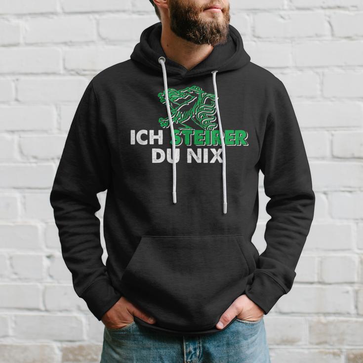 Ich Steirer Du Nix Steiermark Kapuzenpullover Geschenke für Ihn