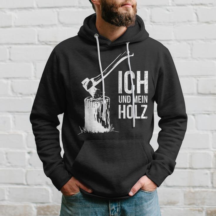 Ich Und Mein Holz Feuerholz Hacken Ich Und Mein Holz Kapuzenpullover Geschenke für Ihn