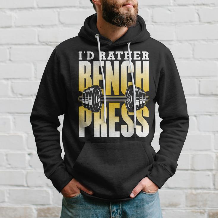 Ich Würde Lieber Bench Press Kapuzenpullover Geschenke für Ihn