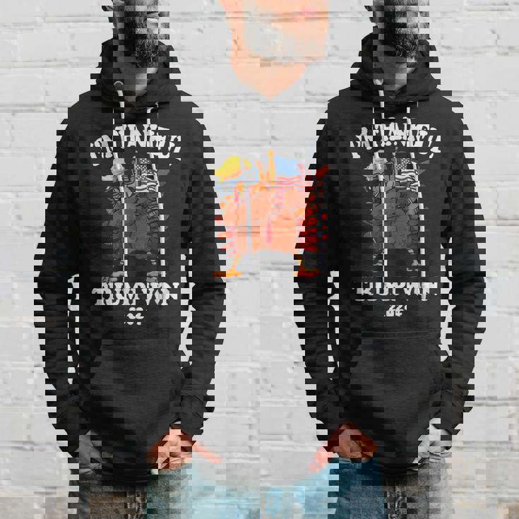 I'm Thankful Trump Won Thanksgiving Trump Autumn Turkey 2024 Hoodie Gifts for Him