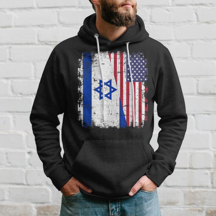 Israel Usa Flag Kapuzenpullover Geschenke für Ihn