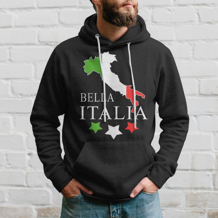 Italia Bella Italia With Italian Map Italy Kapuzenpullover Geschenke für Ihn