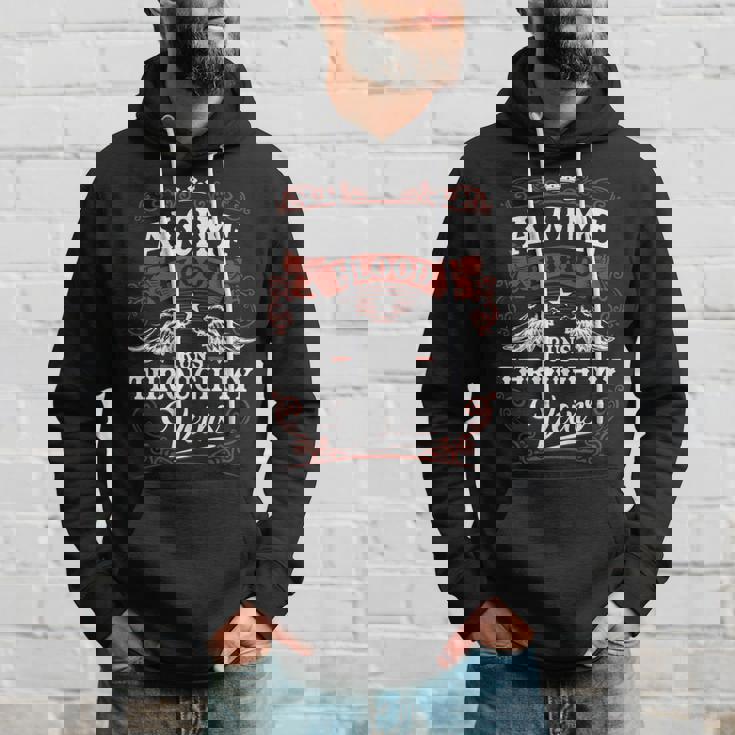 It's A Alcime Thing You Wouldn't Understand Alcime Last Name Blood Run Through My Veins Hoodie Gifts for Him