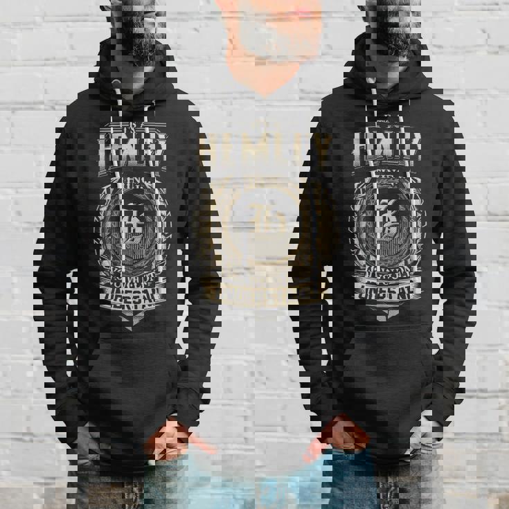 It's A Hemley Thing You Wouldn't Understand Hemley Last Name Hoodie Gifts for Him