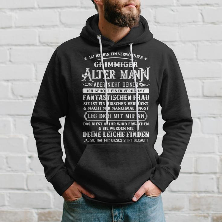 Ja Ich Bin Einerwöhnter Grimmiger Alter Man Kapuzenpullover Geschenke für Ihn