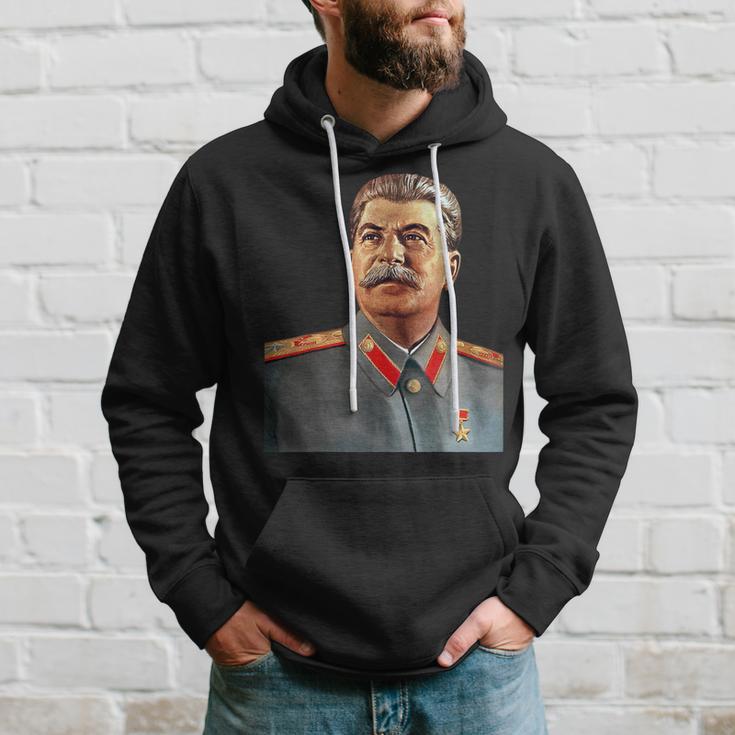 Josef Stalin Colour Portrait Kapuzenpullover Geschenke für Ihn