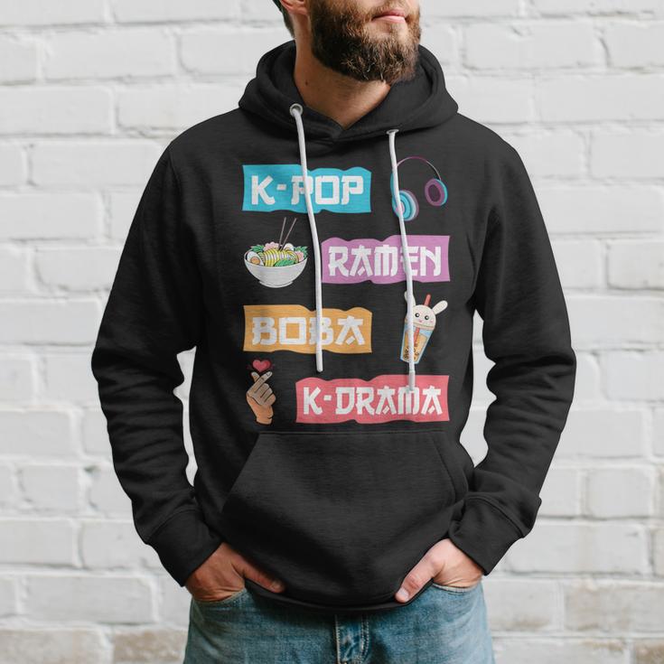 K-Pop Ramen Boba K-Drama Cute Anime Ramen Kapuzenpullover Geschenke für Ihn