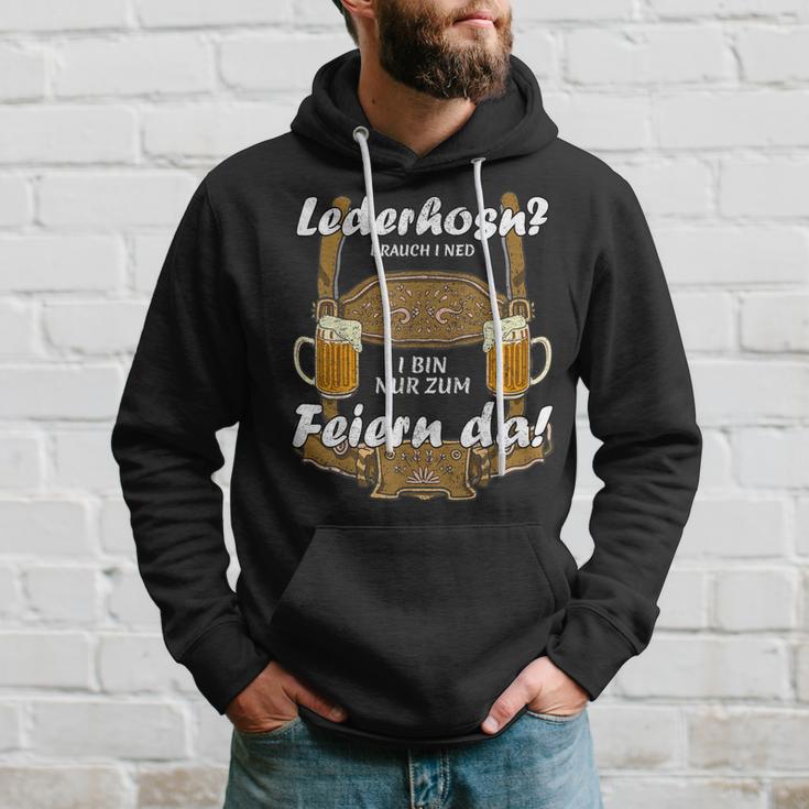 Lederhosn Brauch I Ned I Bin Nur Zum Feiern Da Oktoberfest Kapuzenpullover Geschenke für Ihn