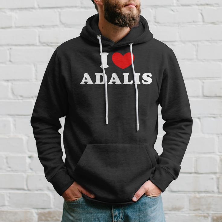 I Love Adalis I Love Adalis Kapuzenpullover Geschenke für Ihn