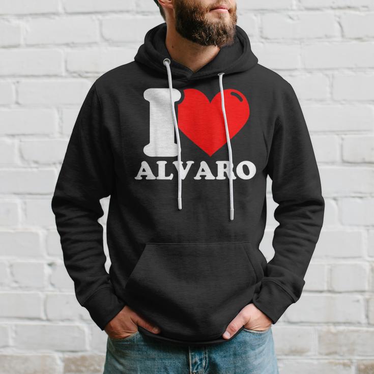 I Love Alvaro Kapuzenpullover Geschenke für Ihn