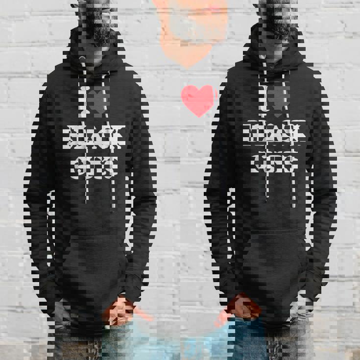 I Love Black Guys I Heart Black Guys Hoodie Gifts for Him