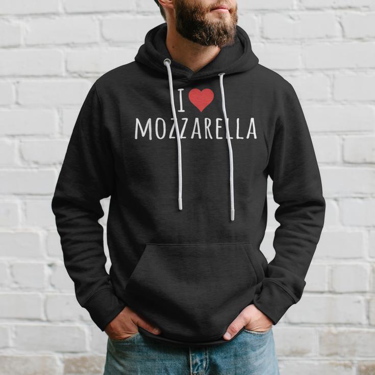 I Love Mozzarella Kapuzenpullover Geschenke für Ihn