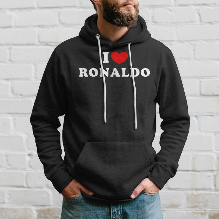 I Love Ronaldo I Love Ronaldo Kapuzenpullover Geschenke für Ihn