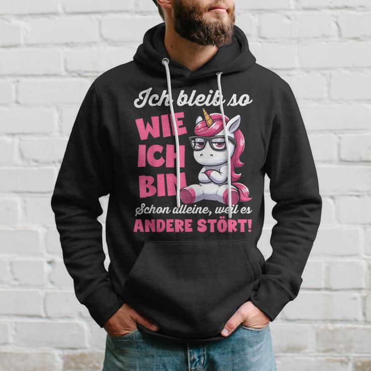 Lustig Ich Bleib So Wie Ich Bin Spruch Confident Kapuzenpullover Geschenke für Ihn