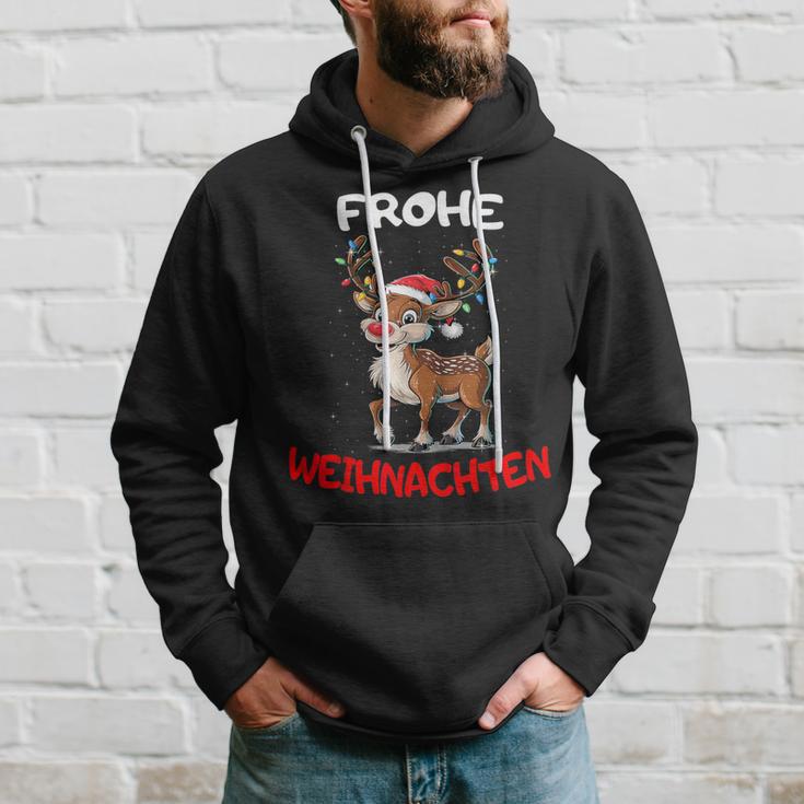 Lustige Rentier Frohe Christmas Kapuzenpullover Geschenke für Ihn