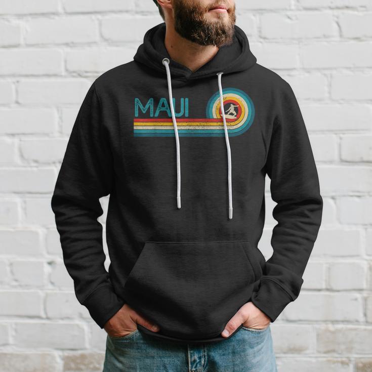 Maui Hawaiiintage Surfer Souvenir Surf Kapuzenpullover Geschenke für Ihn