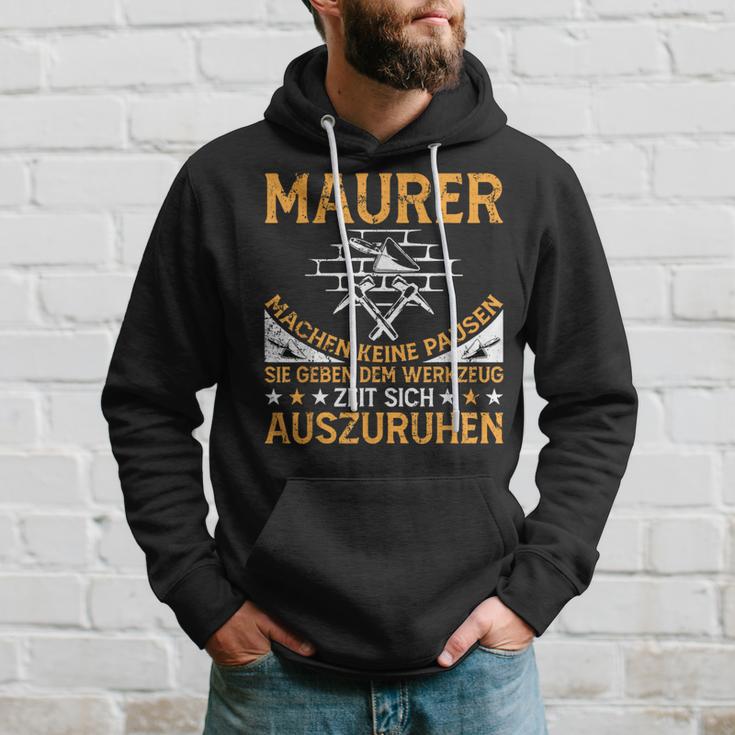 Maurer Masonermeister Bricklayer's Kapuzenpullover Geschenke für Ihn