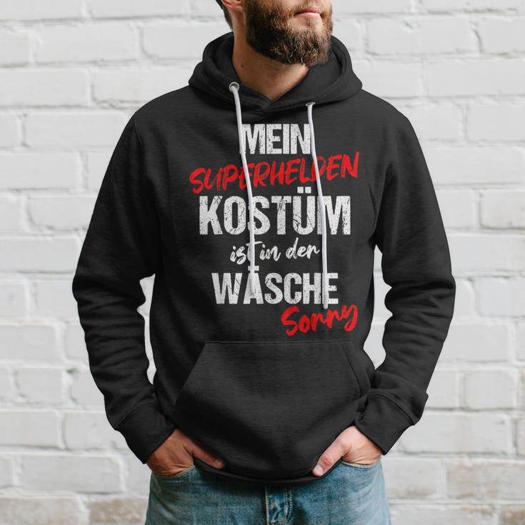 Mein Superhelden Kostüm Ist In Der Wäsche German Langu Kapuzenpullover Geschenke für Ihn