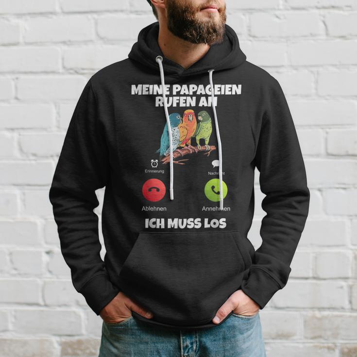 Meine Parageien Rufen An Ich Muss Los Paragei Kapuzenpullover Geschenke für Ihn