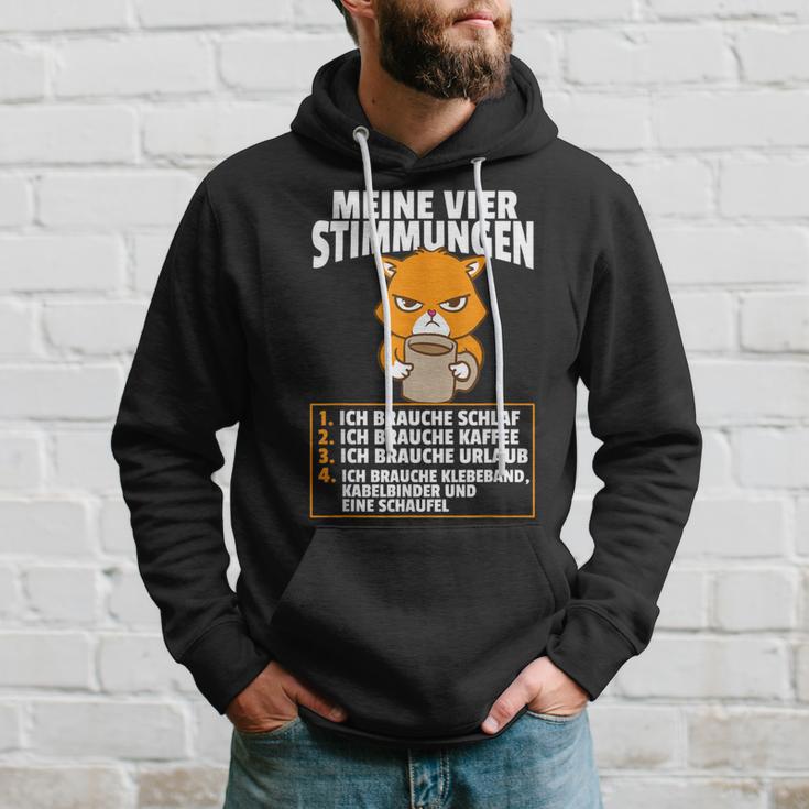 Meineier Stimmungen Cat Sarcasm Slogan Kapuzenpullover Geschenke für Ihn