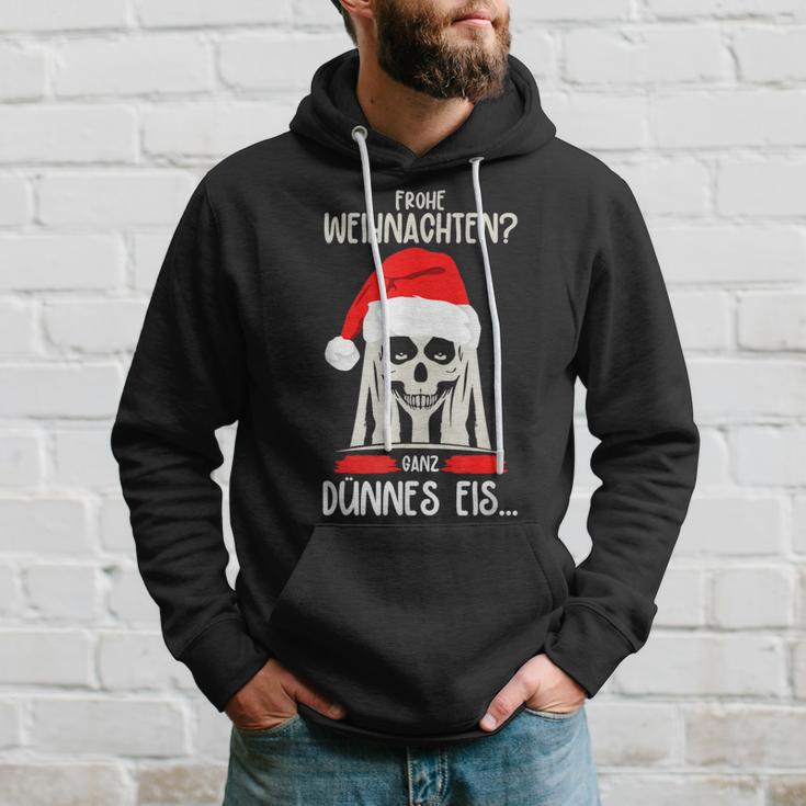 Merry Christmas Ganz Dünnes Eis Ich Hasse Weihnachten S Kapuzenpullover Geschenke für Ihn