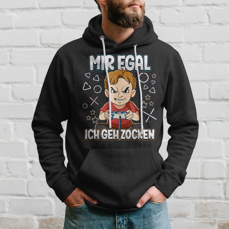 Mir Egal Ich Geh Zocken Gaming Kapuzenpullover Geschenke für Ihn