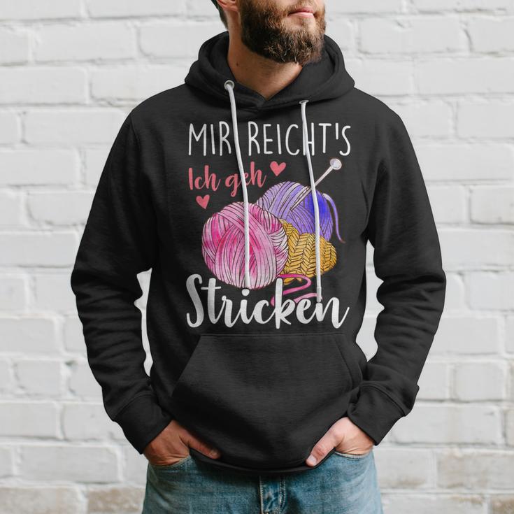 Mir Reicht's Ich Geh Stricken Kapuzenpullover Geschenke für Ihn