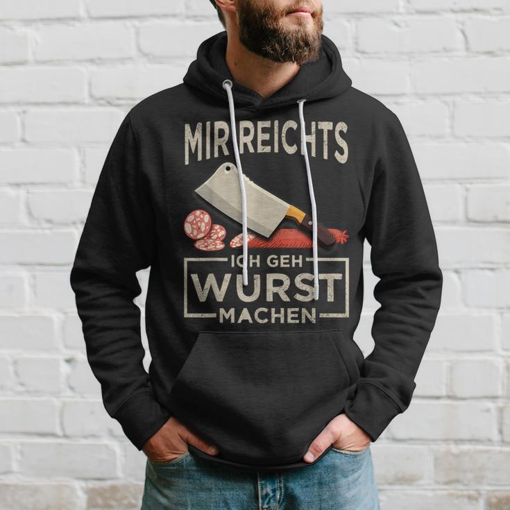 Mir Reichts Ich Geh Wurst Machen Butcher Fleischer Kapuzenpullover Geschenke für Ihn