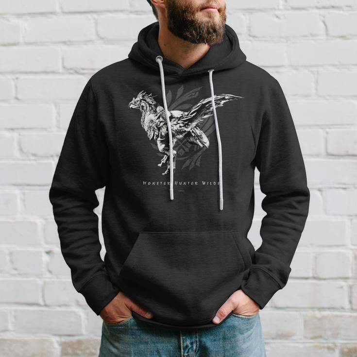 Monster Hunter Wilds Seikret Kapuzenpullover Geschenke für Ihn