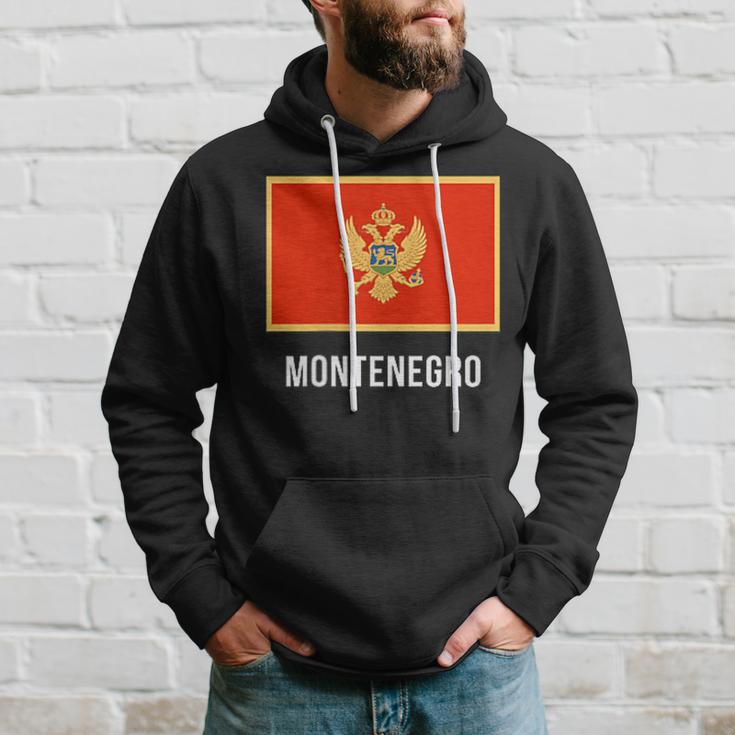 Monte Flag Montenegrinian Kapuzenpullover Geschenke für Ihn