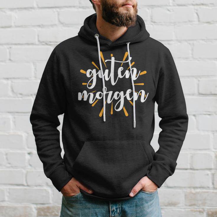 Morgen Frühaufsteher Spruch Guten Morgen Sonne Kapuzenpullover Geschenke für Ihn