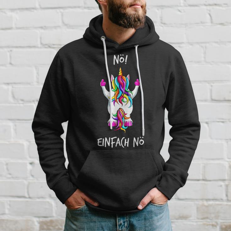 Nö Einfach Nö Unicorn Kapuzenpullover Geschenke für Ihn