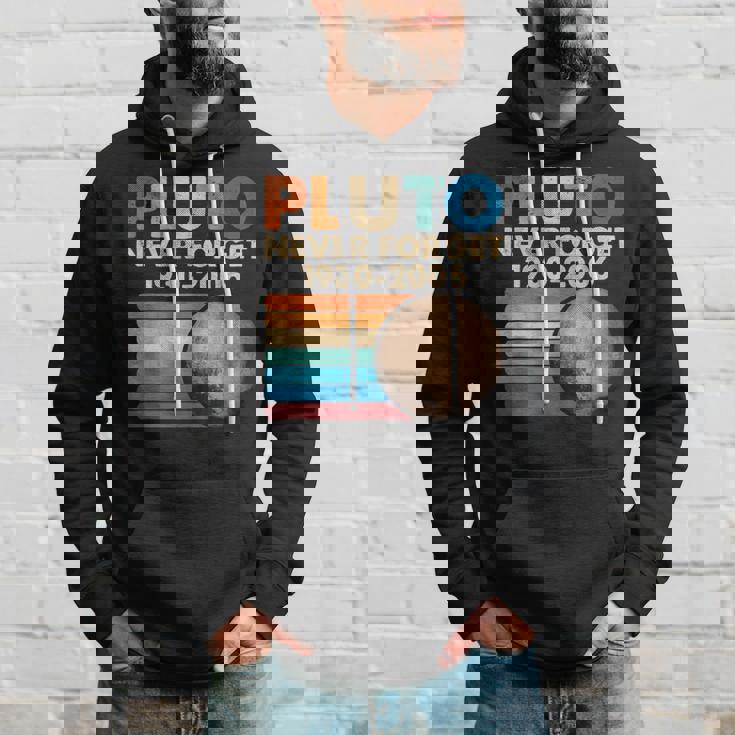 Nunca Olvides A Plutón Estilo Retro Espacio Divertido Sudadera Regalos para él