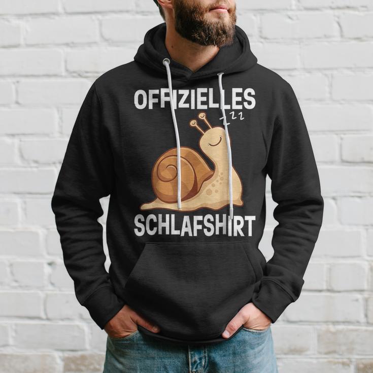 Offizieller Snail Sleep Schlafanzug Snail Late Sleeper Kapuzenpullover Geschenke für Ihn