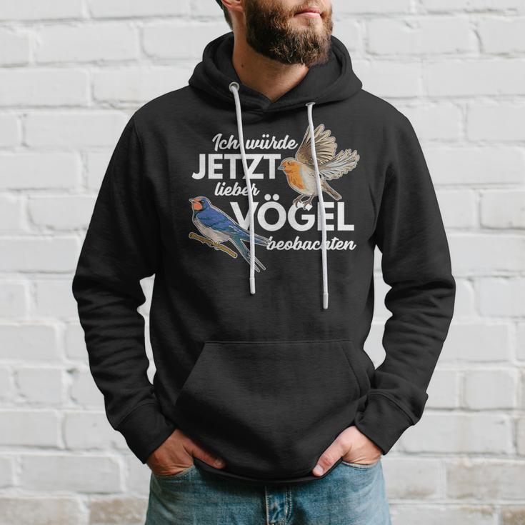 Ornithologe Ich Würde Jetzt Lieberögel Beobacht Birds Kapuzenpullover Geschenke für Ihn